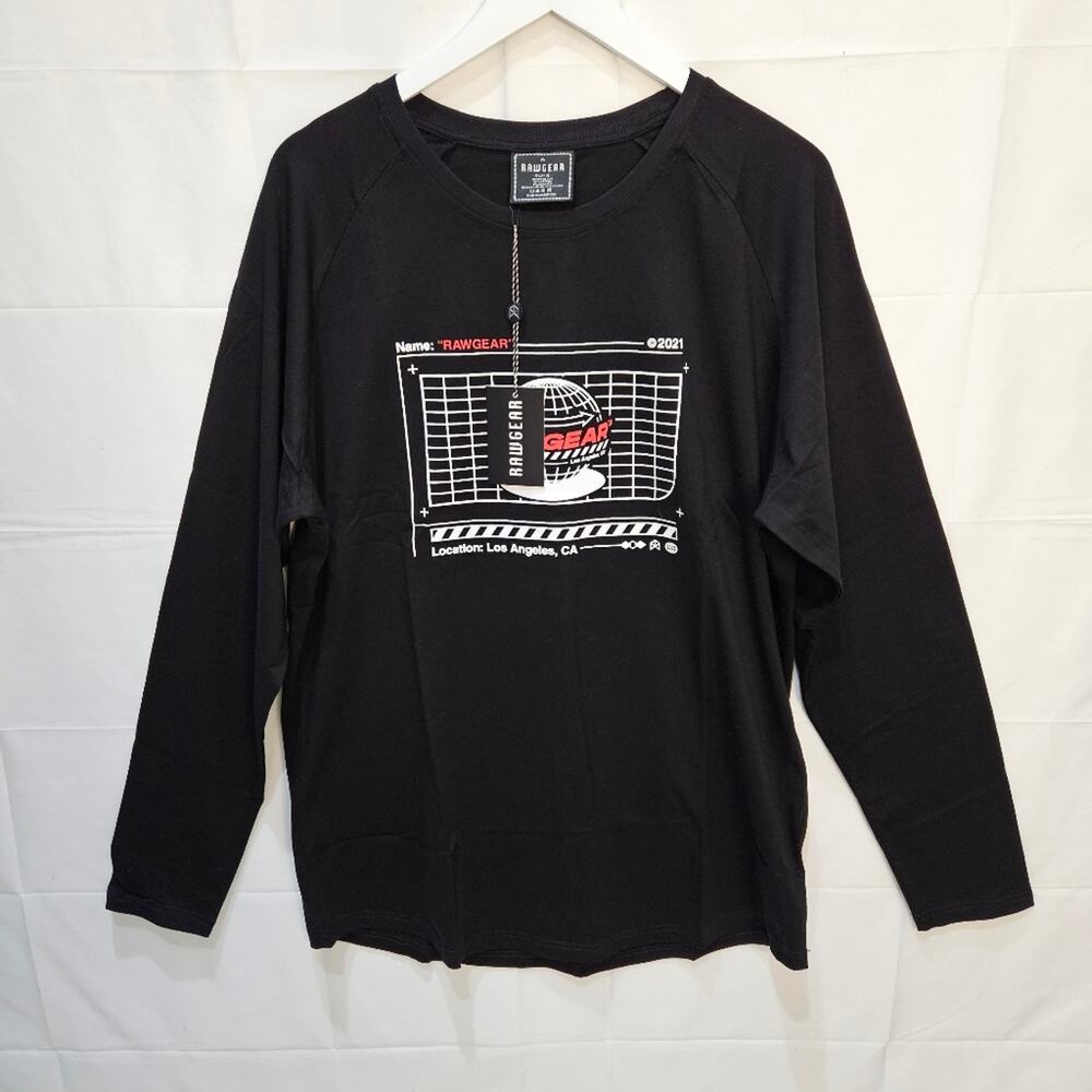 Rawgear Shirt Long Sleeve Graphic Black XL